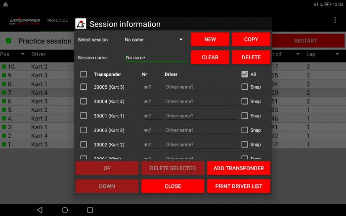 LapSnapper Client & Monitoring Software for Android - Image 6